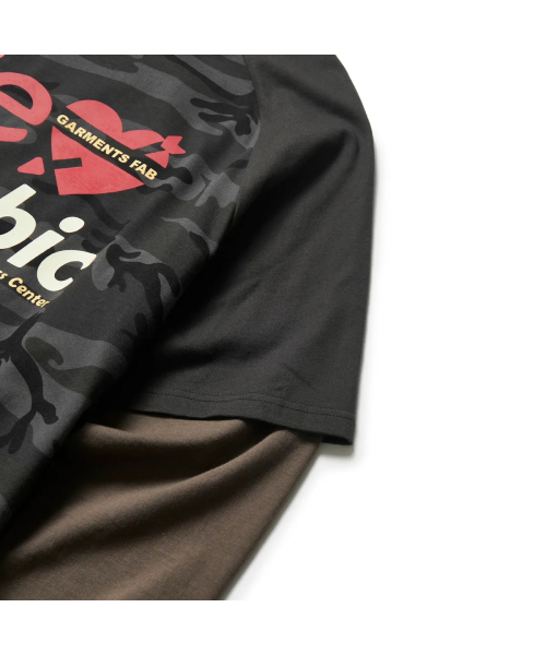GARMENTS FAB(ガーメンツファブ)の「Camo Aerobic Layered Longsleeve (BLACK)(Tシャツ/カットソー・レディース・その他・M)」の6枚目の写真