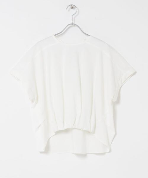 URBAN RESEARCH ROSSO WOMEN(アーバンリサーチ ロッソ)の「リネン混ドルマンプルオーバー(シャツ/ブラウス・レディース・ネイビー/ブルー系その他/ホワイト/ライトグレー・FREE)」の15枚目の写真