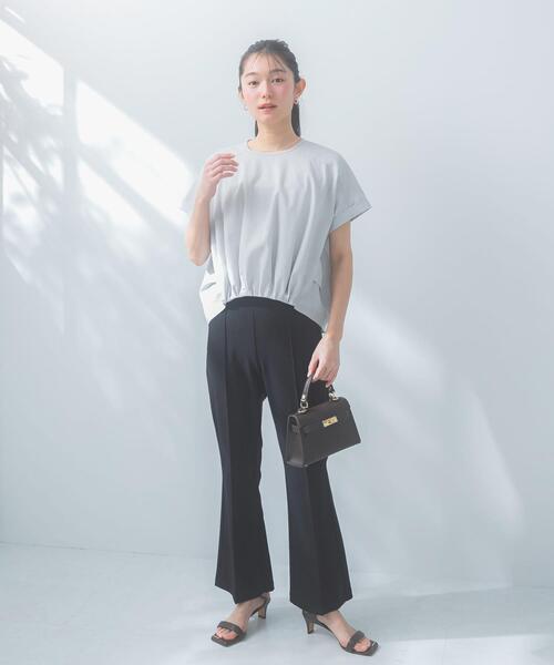 URBAN RESEARCH ROSSO WOMEN(アーバンリサーチ ロッソ)の「リネン混ドルマンプルオーバー(シャツ/ブラウス・レディース・ネイビー/ブルー系その他/ホワイト/ライトグレー・FREE)」の22枚目の写真