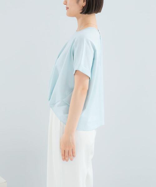 URBAN RESEARCH ROSSO WOMEN(アーバンリサーチ ロッソ)の「リネン混ドルマンプルオーバー(シャツ/ブラウス・レディース・ネイビー/ブルー系その他/ホワイト/ライトグレー・FREE)」の7枚目の写真