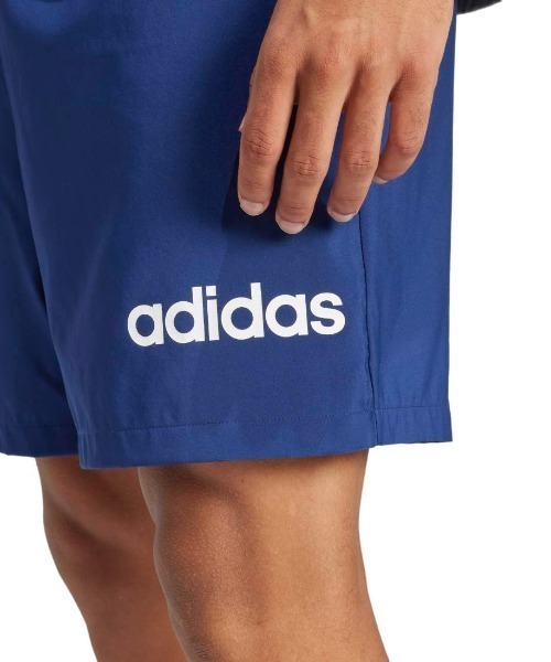 adidas(アディダス)の「アディダス adidas エッセンシャルズ リニア ロゴ ショーツ(その他パンツ・メンズ・ブラック/ダークブルー・S/M/L/LL/3L)」の4枚目の写真