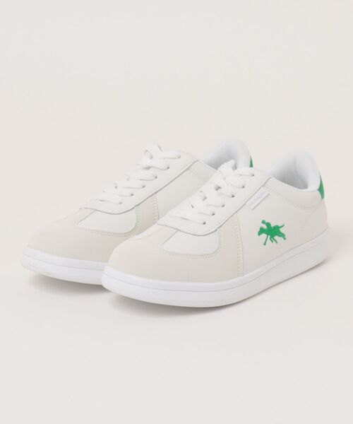POLOCHAMPS(ポロチャンプス)の「【POLOCHAMPS】スニーカー PL-8005(スニーカー・レディース・ブラック/グリーン/ネイビー・23cm/23.5cm/24cm/24.5cm/25cm/25.5cm/26cm/26.5cm/27cm/28cm/22.5cm)」の2枚目の写真