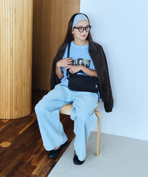 COBMASTER（コブマスター）の「Cobmaster × FREAK'S STORE/コブマスター × フリークスストア 別注ALT SHOULDERBAG（ショルダーバッグ・レディース・ブラック・ONE SIZE）」の5枚目の写真
