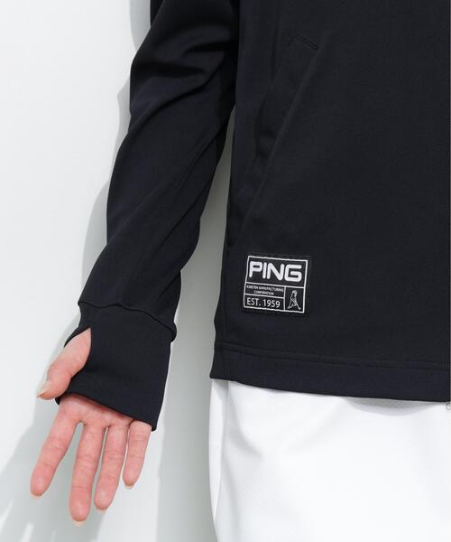 PING(ピン)の「【PING APPAREL】UVカットフルジップカットソーフーディ <GOLD> (LADIES)(Tシャツ/カットソー・レディース・ホワイト/ブラック・M/S/L/LL)」の12枚目の写真