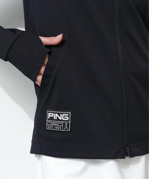 PING(ピン)の「【PING APPAREL】UVカットフルジップカットソーフーディ <GOLD> (LADIES)(Tシャツ/カットソー・レディース・ホワイト/ブラック・M/S/L/LL)」の13枚目の写真