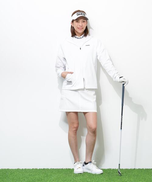 PING(ピン)の「【PING APPAREL】UVカットフルジップカットソーフーディ <GOLD> (LADIES)(Tシャツ/カットソー・レディース・ホワイト/ブラック・M/S/L/LL)」の21枚目の写真