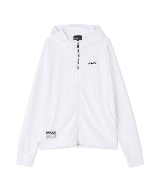 PING(ピン)の「【PING APPAREL】UVカットフルジップカットソーフーディ <GOLD> (LADIES)(Tシャツ/カットソー・レディース・ホワイト/ブラック・M/S/L/LL)」の22枚目の写真