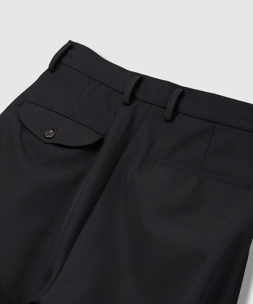 HOLIDAY(ホリデイ)の「WOOL TWILL 2TUCK SLACKS ウールツイルツータックスラックス(スラックス・レディース・ブラック/カーキ・ONE SIZE)」の9枚目の写真