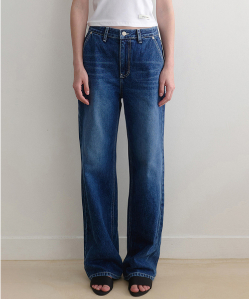 LENAV(ルナブ)の「esuデニムジーンズ(濃紺)(デニムパンツ・レディース・その他・SMALL/MEDIUM/LARGE)」の1枚目の写真