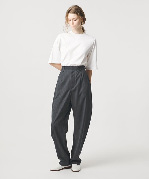 LOEFF（ロエフ）の「＜LOEFF＞トロピカルウール ボンタンパンツ ピンストライプ（その他パンツ・レディース・ダークグレー・0/00/2/1）」の7枚目の写真