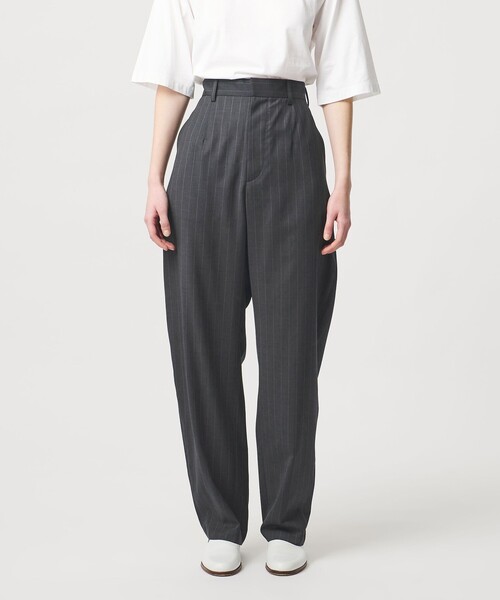 LOEFF（ロエフ）の「＜LOEFF＞トロピカルウール ボンタンパンツ ピンストライプ（その他パンツ・レディース・ダークグレー・0/00/2/1）」の5枚目の写真