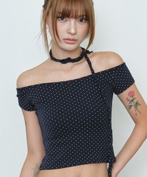 A'GEM/9 × .kom 『MIDNIGHT MOVE/ミッドナイトムーブ』 off dot tee/オフドットトップス