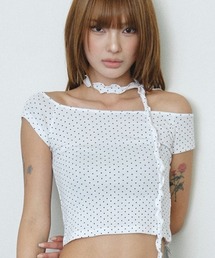 A'GEM/9 × .kom 『MIDNIGHT MOVE/ミッドナイトムーブ』 off dot tee/オフドットトップス