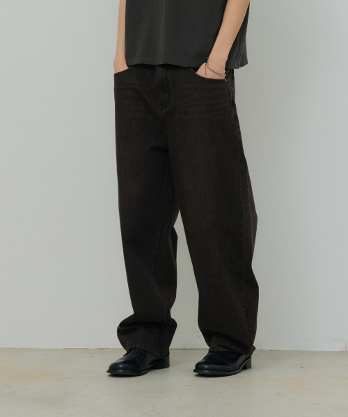 DESIRED(デシレッド)の「ウォッシングバルーンデニムパンツ-FASK2302B09(デニムパンツ・レディース・チャコールグレー・MEDIUM/LARGE/X-LARGE)」の2枚目の写真