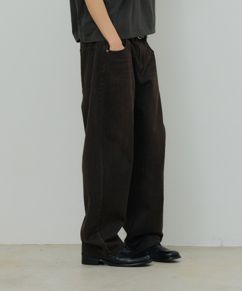 DESIRED(デシレッド)の「ウォッシングバルーンデニムパンツ-FASK2302B09(デニムパンツ・レディース・チャコールグレー・MEDIUM/LARGE/X-LARGE)」の3枚目の写真