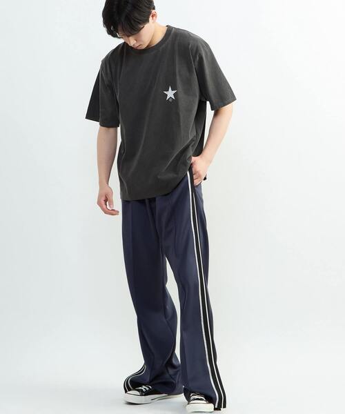 CONVERSE TOKYO（コンバーストウキョウ）の「【CONVERSE TOKYO】＜UNISEX＞ PIGMENT DYED BACK PRINT TEE / バックプリントTシャツ / ユニセックス / ヴィンテージ加工 / グラフィックプリント（Tシャツ/カットソー・レディース・ブラック/サックスブルー/ホワイト・MEDIUM/SMALL）」の6枚目の写真