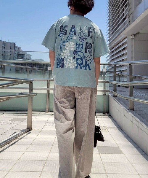 CONVERSE TOKYO（コンバーストウキョウ）の「【CONVERSE TOKYO】＜UNISEX＞ PIGMENT DYED BACK PRINT TEE / バックプリントTシャツ / ユニセックス / ヴィンテージ加工 / グラフィックプリント（Tシャツ/カットソー・レディース・ブラック/サックスブルー/ホワイト・MEDIUM/SMALL）」の3枚目の写真