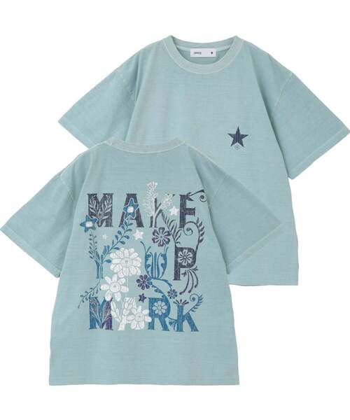 CONVERSE TOKYO（コンバーストウキョウ）の「【CONVERSE TOKYO】＜UNISEX＞ PIGMENT DYED BACK PRINT TEE / バックプリントTシャツ / ユニセックス / ヴィンテージ加工 / グラフィックプリント（Tシャツ/カットソー・レディース・ブラック/サックスブルー/ホワイト・MEDIUM/SMALL）」の21枚目の写真
