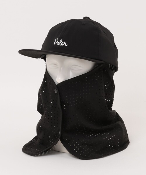 POLeR(ポーラー)の「【POLeR/ポーラー】OVER SUNGUARD FLOPPY CAP / オーバーサンガード フロッピー キャップ / 261MCV0024(ハット・メンズ・グレー/ブラック・フリー)」の4枚目の写真
