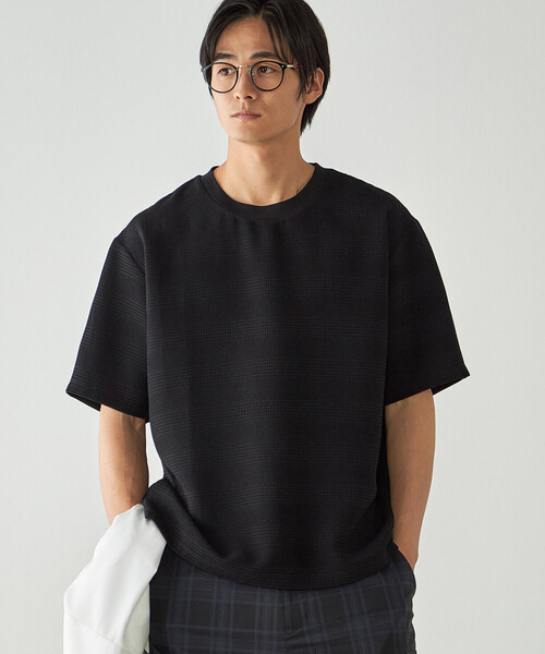 COMME CA ISM(コムサイズム)の「リンクスボーダーTシャツ(Tシャツ/カットソー・メンズ・ホワイト/ライトグレー/ブラック/カーキ・MEDIUM/LARGE/X-LARGE)」の2枚目の写真