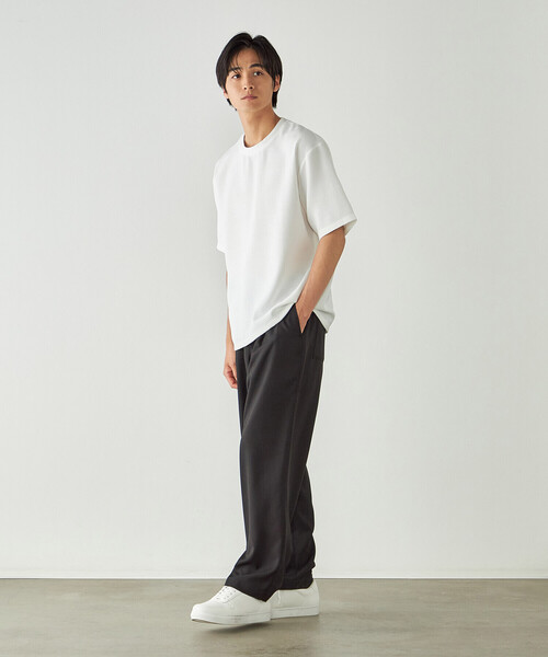 COMME CA ISM(コムサイズム)の「リンクスボーダーTシャツ(Tシャツ/カットソー・メンズ・ホワイト/ライトグレー/ブラック/カーキ・MEDIUM/LARGE/X-LARGE)」の10枚目の写真