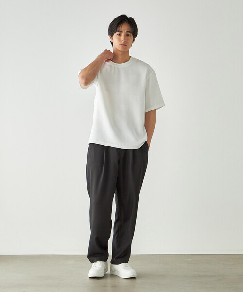COMME CA ISM(コムサイズム)の「リンクスボーダーTシャツ(Tシャツ/カットソー・メンズ・ホワイト/ライトグレー/ブラック/カーキ・MEDIUM/LARGE/X-LARGE)」の11枚目の写真