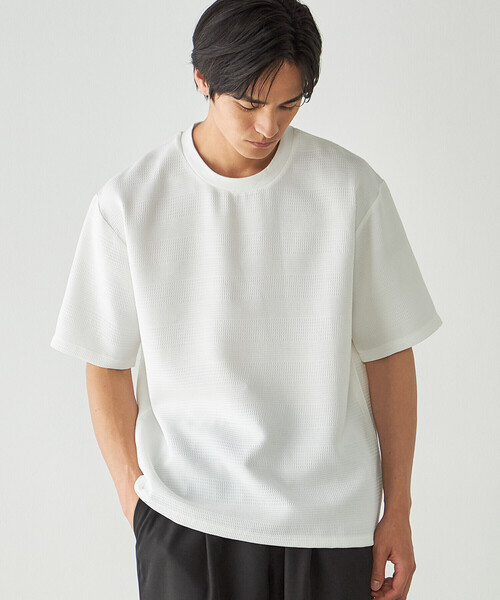 COMME CA ISM(コムサイズム)の「リンクスボーダーTシャツ(Tシャツ/カットソー・メンズ・ホワイト/ライトグレー/ブラック/カーキ・MEDIUM/LARGE/X-LARGE)」の12枚目の写真