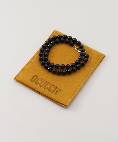 FRAMeWORK(フレームワーク)の「≪追加≫OCUCCI/オクチ 別注STONE8mm 43CM CHOKER ONYX(ネックレス・レディース・ブラック・FREE)」の4枚目の写真