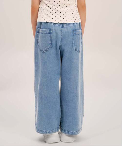 minimal(ミニマル)の「【接触冷感】グラフィックアソートデニムワイドパンツ(その他パンツ・キッズ・ブルー/ライトブルー/サックスブルー・100cm/110cm/130cm/120cm/140cm)」の5枚目の写真