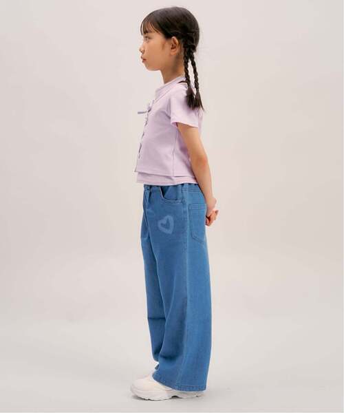 minimal(ミニマル)の「【接触冷感】グラフィックアソートデニムワイドパンツ(その他パンツ・キッズ・ブルー/ライトブルー/サックスブルー・100cm/110cm/130cm/120cm/140cm)」の14枚目の写真