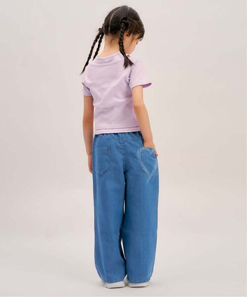 minimal(ミニマル)の「【接触冷感】グラフィックアソートデニムワイドパンツ(その他パンツ・キッズ・ブルー/ライトブルー/サックスブルー・100cm/110cm/130cm/120cm/140cm)」の15枚目の写真