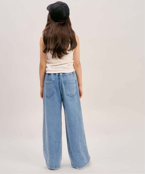 minimal(ミニマル)の「【接触冷感】グラフィックアソートデニムワイドパンツ(その他パンツ・キッズ・ブルー/ライトブルー/サックスブルー・100cm/110cm/130cm/120cm/140cm)」の18枚目の写真