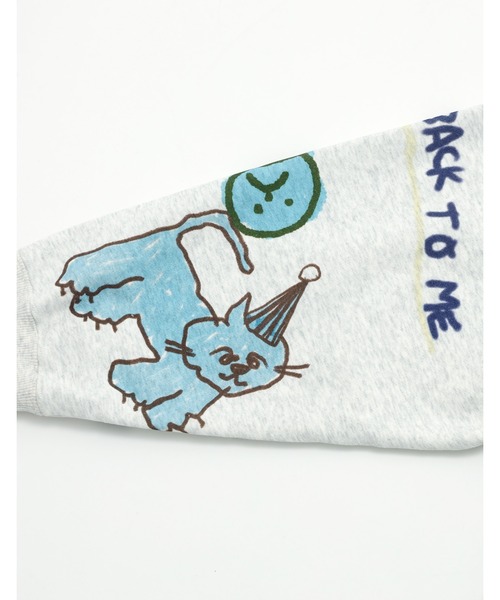Little sunny bite(リトルサニーバイト)の「little sunny bite x Paula Grenouille doodle hoodie(パーカー・レディース・イエロー/ブルー/オートミール・SMALL/MEDIUM)」の17枚目の写真