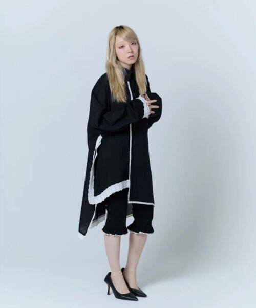neith.(ネイス)の「neith./ネイス/Handkerchief Shirt Dress(シャツ/ブラウス・レディース・ホワイト/ピンク/ブラック・F)」の10枚目の写真