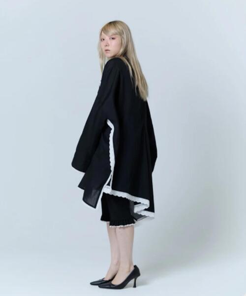 neith.(ネイス)の「neith./ネイス/Handkerchief Shirt Dress(シャツ/ブラウス・レディース・ホワイト/ピンク/ブラック・F)」の8枚目の写真