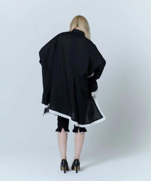 neith.(ネイス)の「neith./ネイス/Handkerchief Shirt Dress(シャツ/ブラウス・レディース・ホワイト/ピンク/ブラック・F)」の7枚目の写真