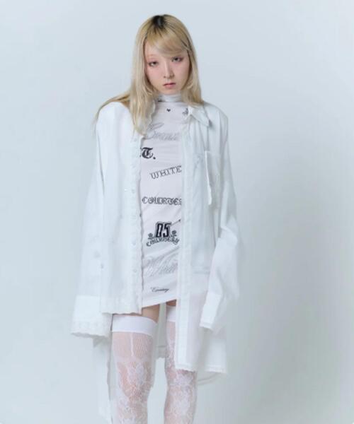 neith.(ネイス)の「neith./ネイス/Handkerchief Shirt Dress(シャツ/ブラウス・レディース・ホワイト/ピンク/ブラック・F)」の22枚目の写真