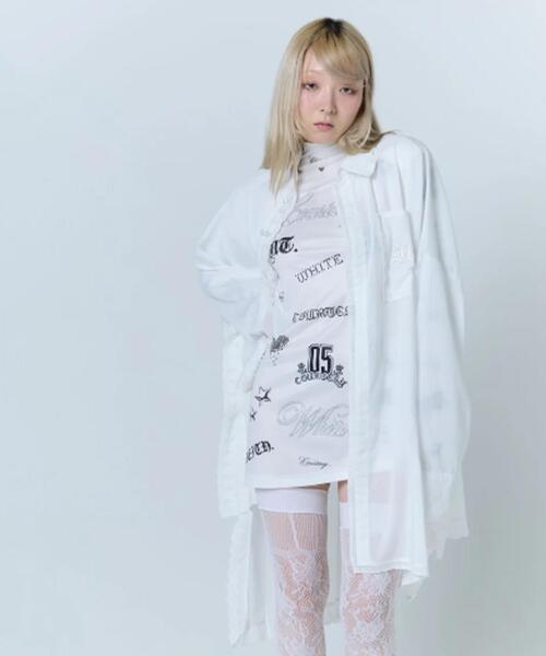 neith.(ネイス)の「neith./ネイス/Handkerchief Shirt Dress(シャツ/ブラウス・レディース・ホワイト/ピンク/ブラック・F)」の20枚目の写真