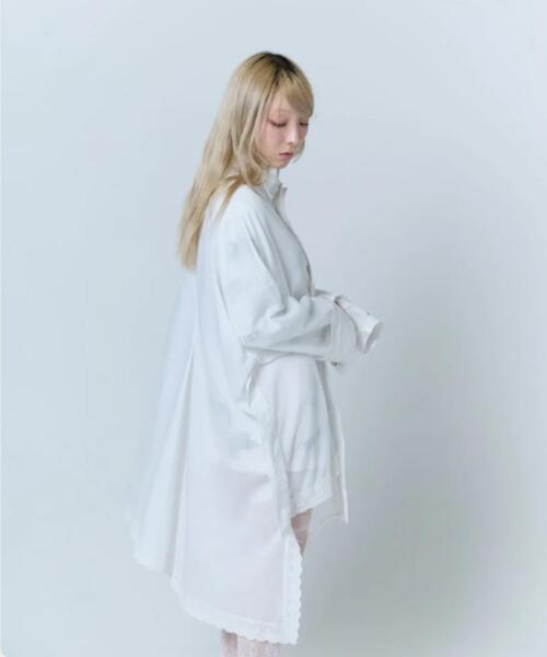 neith.(ネイス)の「neith./ネイス/Handkerchief Shirt Dress(シャツ/ブラウス・レディース・ホワイト/ピンク/ブラック・F)」の17枚目の写真