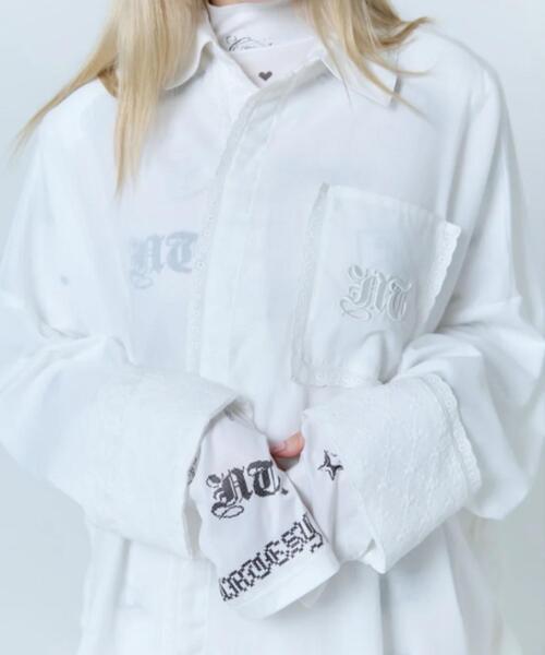 neith.(ネイス)の「neith./ネイス/Handkerchief Shirt Dress(シャツ/ブラウス・レディース・ホワイト/ピンク/ブラック・F)」の15枚目の写真