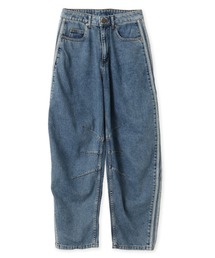 adidas HIGH RISE BARREL LEG DENIM PANT / アディダス ハイライズ バレル レッグ デニム パンツ
