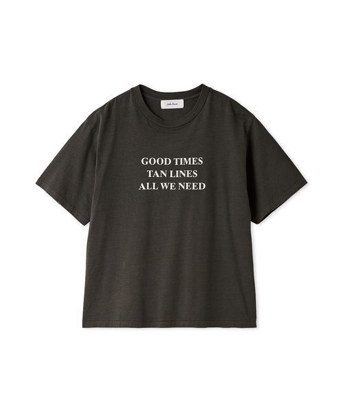 Mila Owen(ミラオーウェン)の「ヴィンテージライクグラフィックTシャツ(Tシャツ/カットソー・レディース・ベージュ/カーキ/チャコールグレー/ホワイト・F)」の14枚目の写真