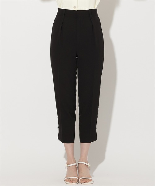 WILLSELECTION(ウィルセレクション)の「レーストリムテーパードパンツ(その他パンツ・レディース・ブラック/ブラック系その他・SMALL/MEDIUM)」の9枚目の写真
