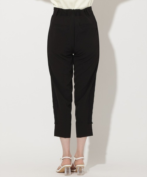 WILLSELECTION(ウィルセレクション)の「レーストリムテーパードパンツ(その他パンツ・レディース・ブラック/ブラック系その他・SMALL/MEDIUM)」の7枚目の写真