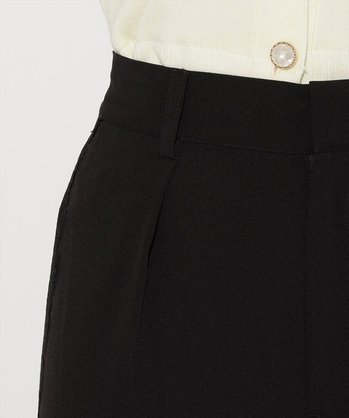 WILLSELECTION(ウィルセレクション)の「レーストリムテーパードパンツ(その他パンツ・レディース・ブラック/ブラック系その他・SMALL/MEDIUM)」の6枚目の写真