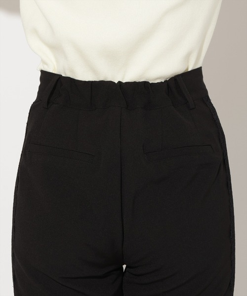 WILLSELECTION(ウィルセレクション)の「レーストリムテーパードパンツ(その他パンツ・レディース・ブラック/ブラック系その他・SMALL/MEDIUM)」の5枚目の写真