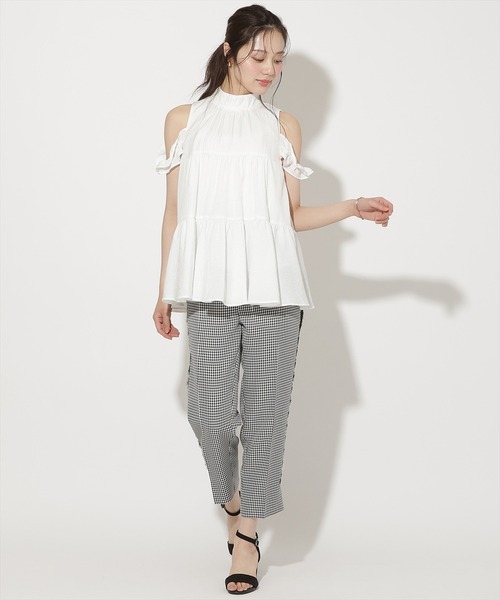 WILLSELECTION(ウィルセレクション)の「レーストリムテーパードパンツ(その他パンツ・レディース・ブラック/ブラック系その他・SMALL/MEDIUM)」の3枚目の写真