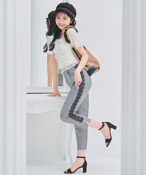 WILLSELECTION(ウィルセレクション)の「レーストリムテーパードパンツ(その他パンツ・レディース・ブラック/ブラック系その他・SMALL/MEDIUM)」の20枚目の写真