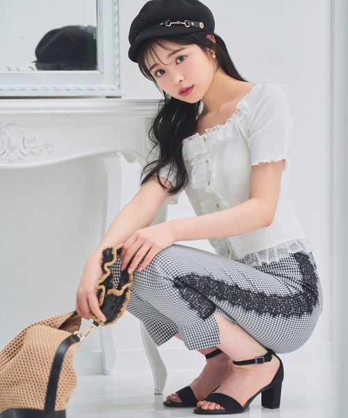WILLSELECTION(ウィルセレクション)の「レーストリムテーパードパンツ(その他パンツ・レディース・ブラック/ブラック系その他・SMALL/MEDIUM)」の19枚目の写真