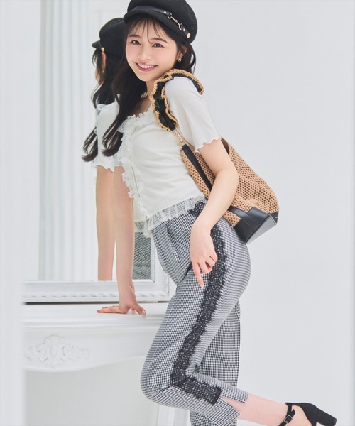WILLSELECTION(ウィルセレクション)の「レーストリムテーパードパンツ(その他パンツ・レディース・ブラック/ブラック系その他・SMALL/MEDIUM)」の21枚目の写真